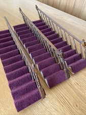 Dolls House Staircases X3 Dark