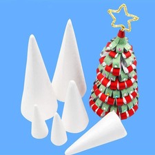 Different Size Of Foam Cones Polystyrene For Crafts DIY Painting Triangle Tree