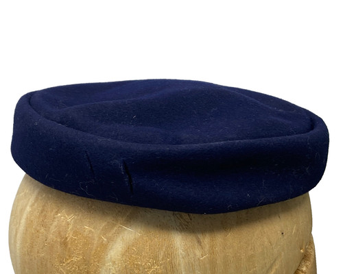 Vintage navy blue wool - navy,