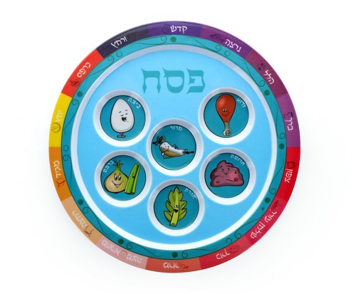 Kids melamine seder plate - kids,