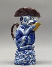 DUTCH DELFT 'MONKEY' TOBY JUG