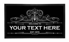 Personalised Bar Runner Mat