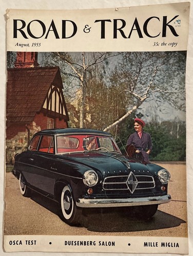 Road track magazine august - &,