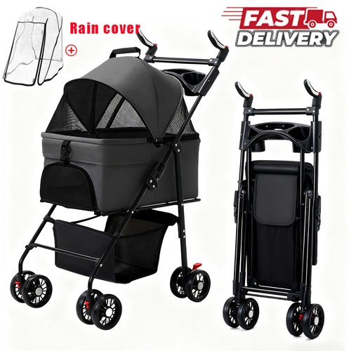 Large pet dog stroller - large,