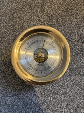 Vintage Brass Ships Barometer