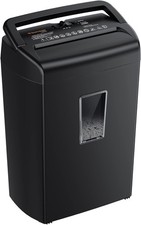 Bonsaii 10-Sheet Home Shredder, Cross-Cut Paper Shredder, Shreds Credit Cards/S