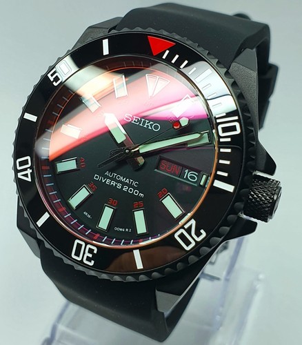 Black pvd samurai seiko - black,