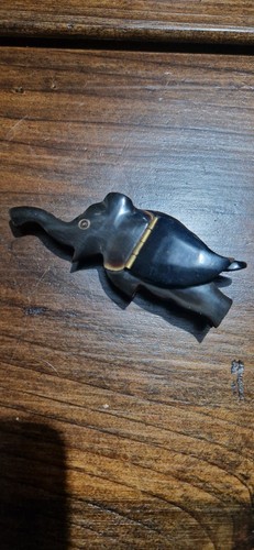 Antique elephant snuff pill - antique,