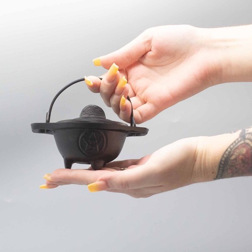Cast iron cauldron - cast,