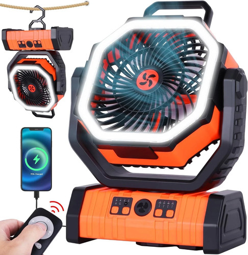 20000mah camping fan hour - 58,