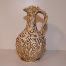 Large 30cm Antique Parian Ware