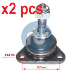 Pcs front axle - x2,
