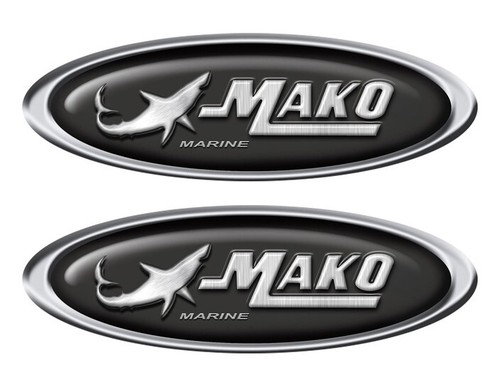 Mako boat classic stickers - mako,