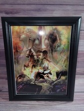 Framed Legend Of Zelda Twilight Princess Nintendo GameCube Wii Art Print Poster