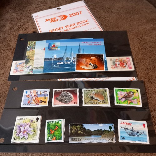 Jersey stamp yearbook 2007 - stamp,