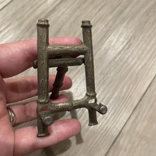 Miniature Brass Easel Antique