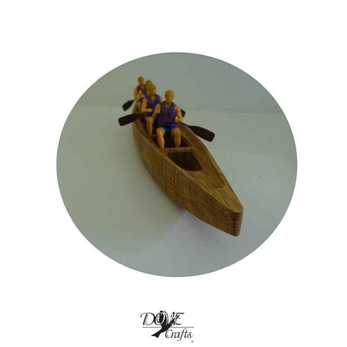 The smallest wooden canoe boat - the,