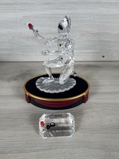 SWAROVSKI SCS 1999 'PIERROT' STAND + PLAQUE ONLY Beautiful Condition