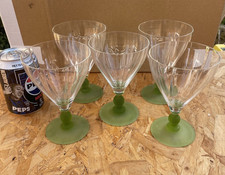 Set of Five Art Deco Cocktail Glasses – Modern