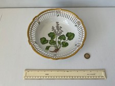 RARE VINTAGE FLORA DANICA BOWL ROYAL COPENHAGEN OXYRIA DIGYNA CAMPA BOTANICAL