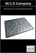 Manhole Cover  600x450/10Tonne  - All Galvanised steel frame and lid 10Tonne