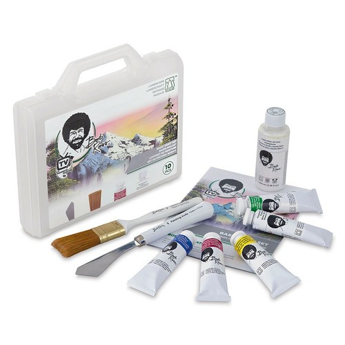 Bob ross basic landscape - ross, oil