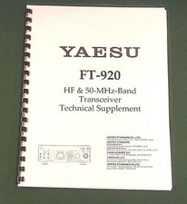 Yaesu FT-920 Service Manual