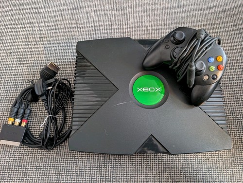 Microsoft original xbox - xbox, black