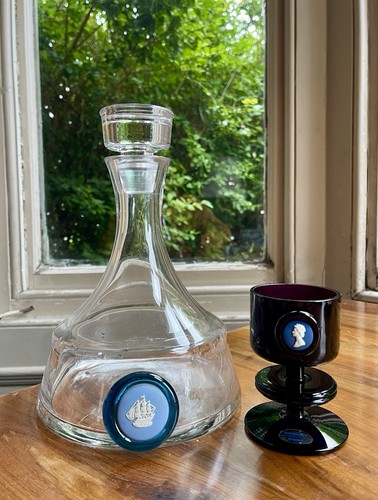 Wedgwood jasperware decanter - jasperware,