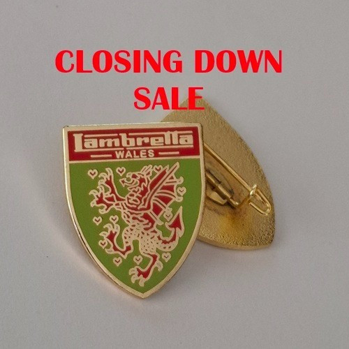 Lambretta wales enamel - wales, pin