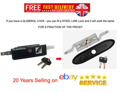 Gliderol garage door lock - gliderol,