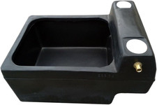 54L Titan 12 Gallon Horse Cattle Water Drinker Agricultural Trough Black