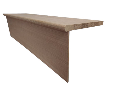 Solid oak tread and white - oak,