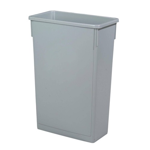 Grey 87l slim - slim, plastic