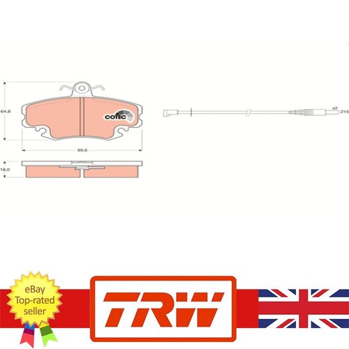 Brake pad set for dacia - brake,