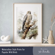Watercolour Bird Prints – Charming Wall Art Posters Featuring Beloved Birds
