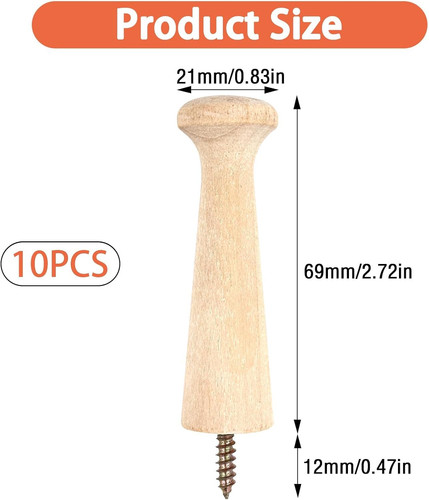 10pcs wooden shaker peg - 10pcs,