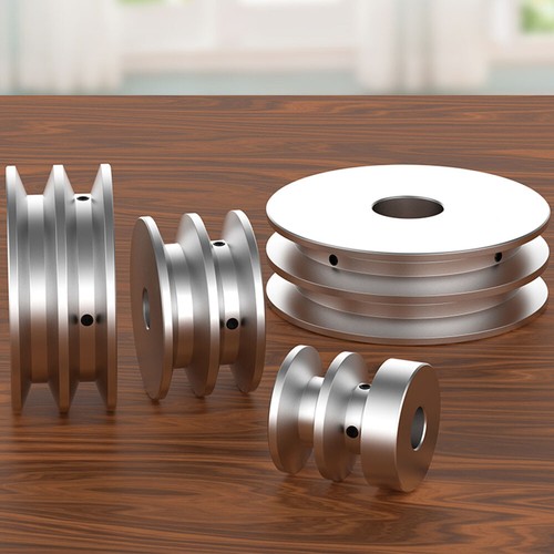Belt pulley aluminum double - v-belt,