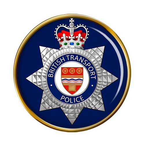British transport police pin - british,