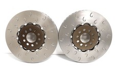 MTEC7010 - 2Piece front brake disc & alloy bells C-Hook Golf MK4 R32 Audi TT 3.2