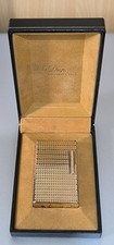 Vintage St Dupont Ligne1  Lighter.Gold Plated.Mint Condition.With Original Box