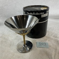 Vintage Viners Stuart Devlin Collection Stainless Steel Dessert Cup Dining Fine