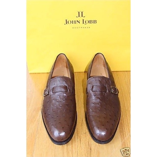 John lobb ostrich - ostrich, loafers