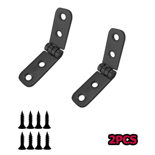 2pcs black 180 folding - 180°, flip