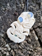 Rare Maori Hei Tiki Pendant