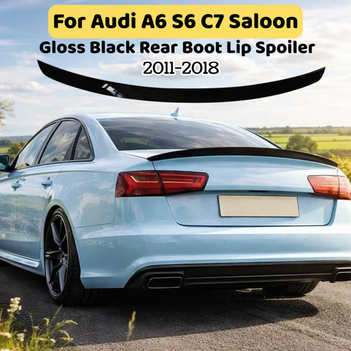 Gloss black rear - rear, spoiler
