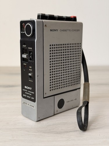 Sony tapecorder silver - sony, |