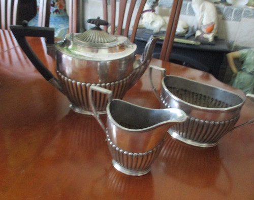 Antique vintage silver plated - antique,