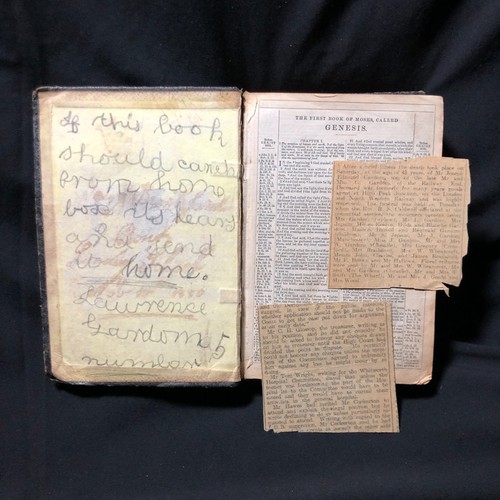 Antique bible approx 1914 - bible,