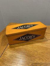 Vintage Jacob's Cream Crackers Tin. 1970s Original Advertising VGC
